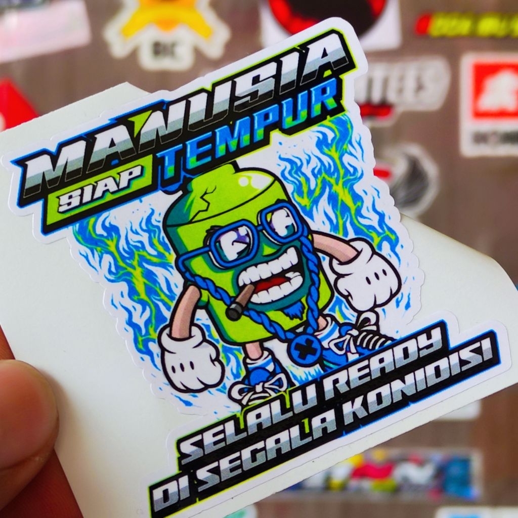 

stiker manusia siap tempur