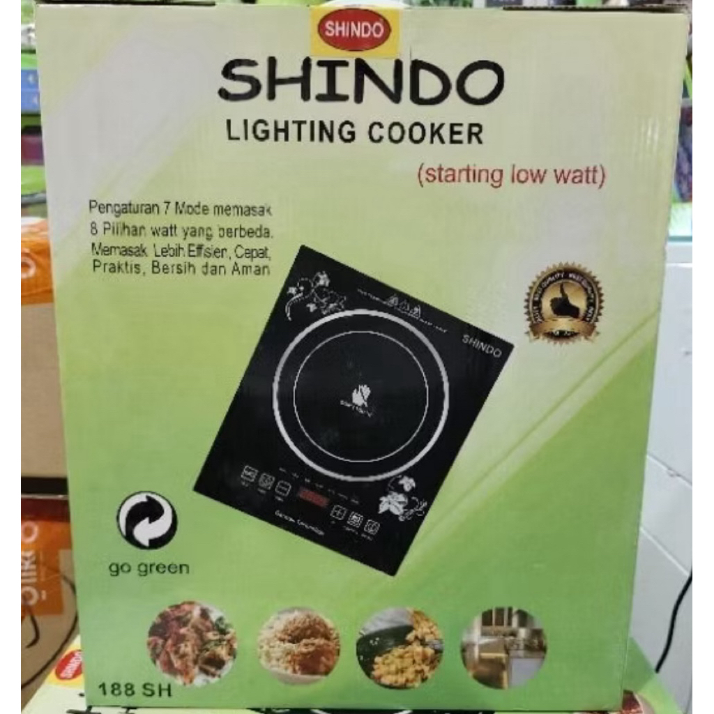 Preloved Like New Kompor Listrik Halogen SHINDO Model Terbaru SHINDO LIGHTING COOKER 188 SH