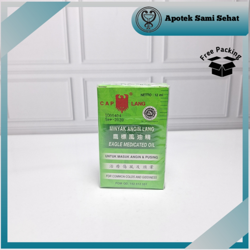1 PCS CAP LANG MINYAK ANGIN LANG PPO 12 ML