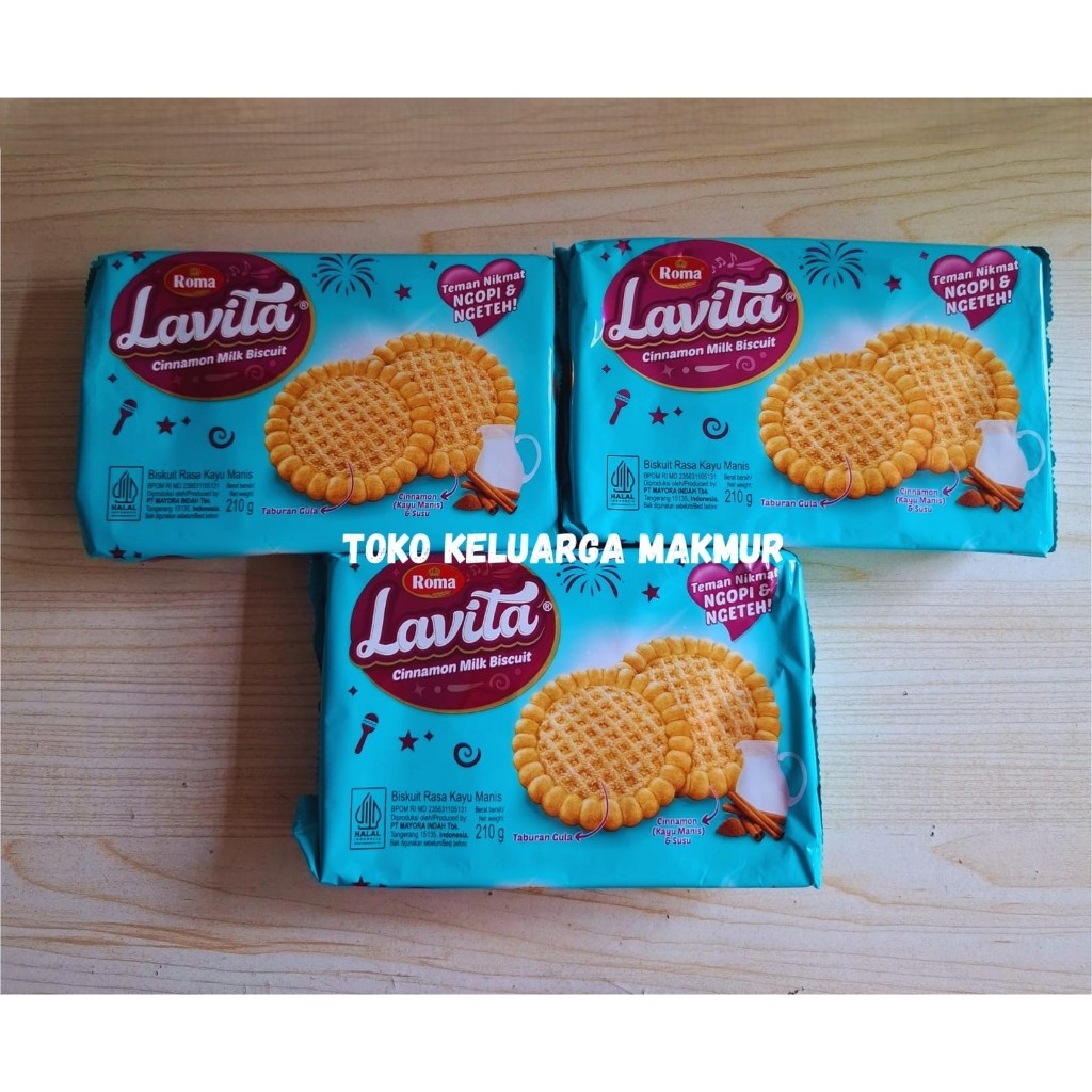 

ROMA LAVITA CINNAMON MILK BISKUIT @210G