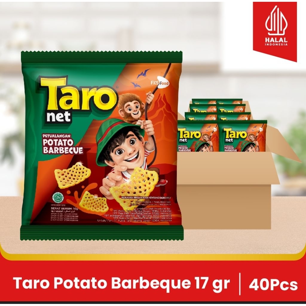 

Taro - Barbeque - Small Pack - 1 Karton (4renceng) - 40 Pcs - 17gr