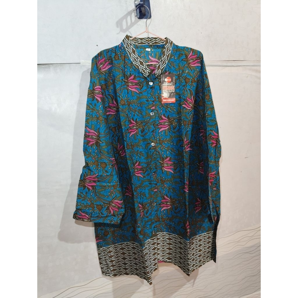 blouse batik wanita big size