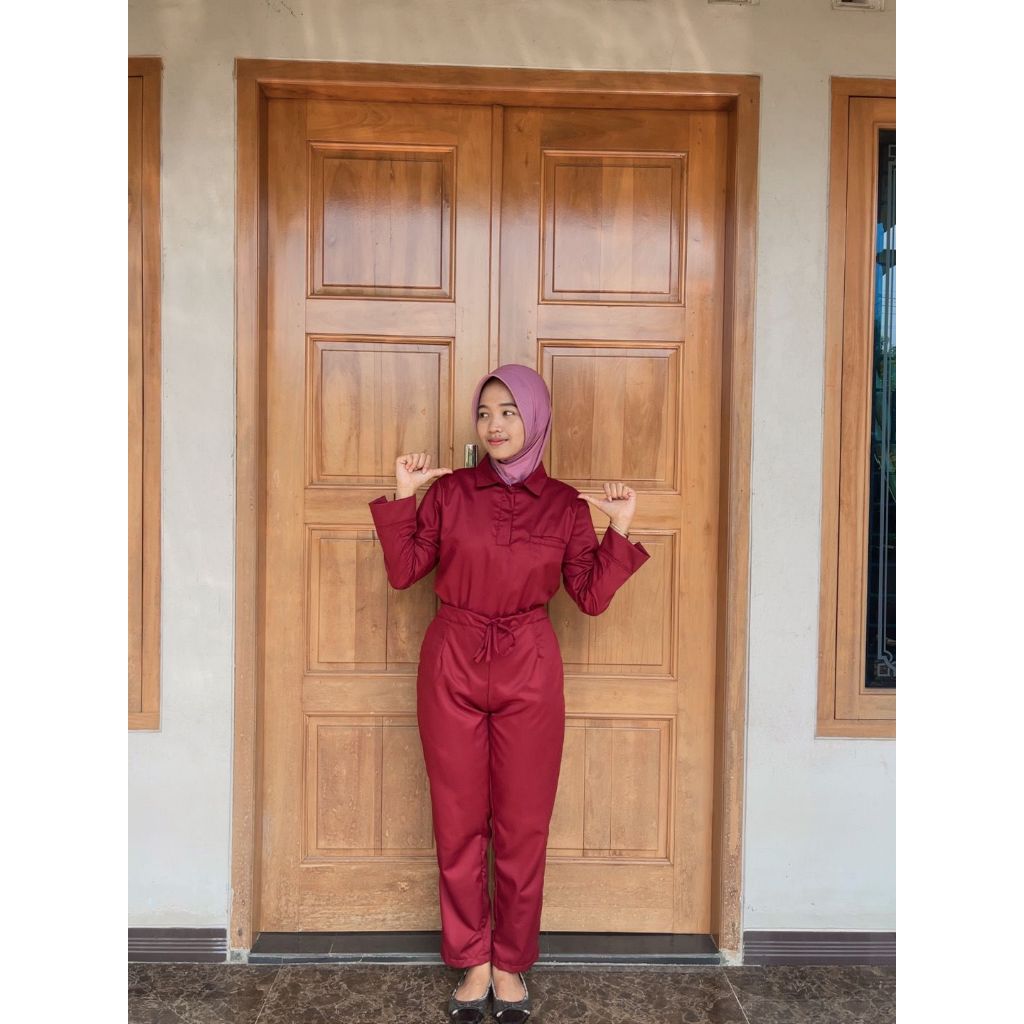 Baju Jaga OK RESLETING KERAH KEMEJA Lengan Pakaian Dokter Petugas medis Perawat