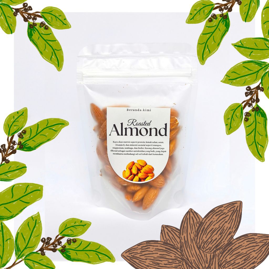 

KACANG ALMOND PANGGANG - Travel Size 75 gr