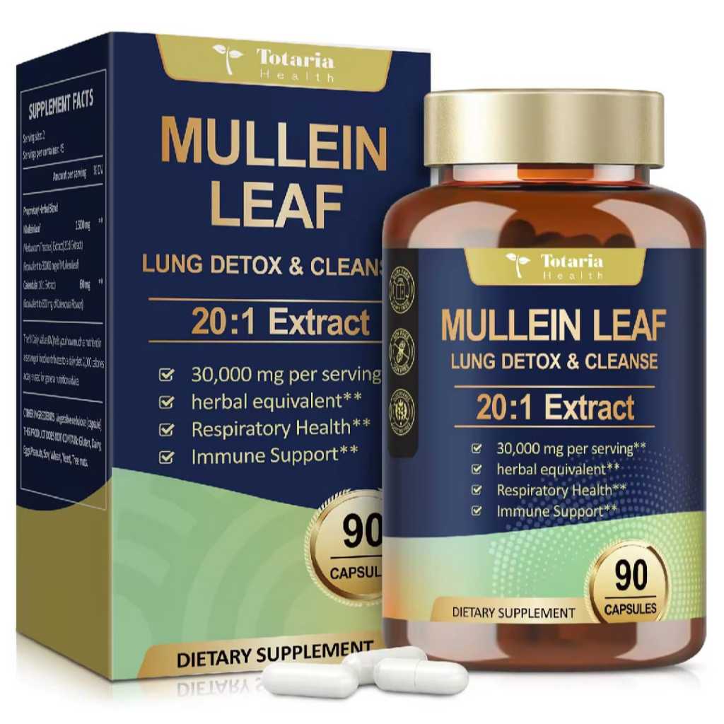 TOTARIA HEALTH MULLEIN LEAF LUNG DETOX & CLEANSE