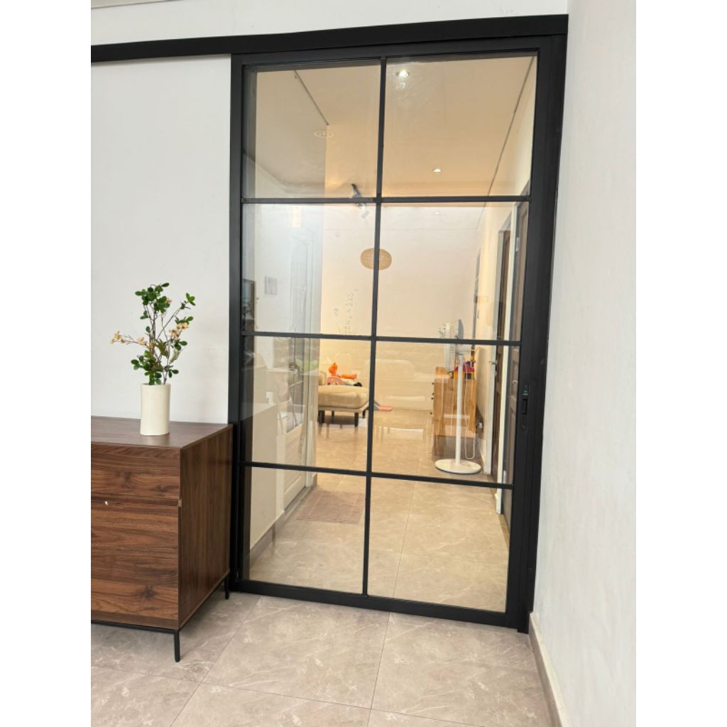 Pintu Sliding Aluminium Dan kaca