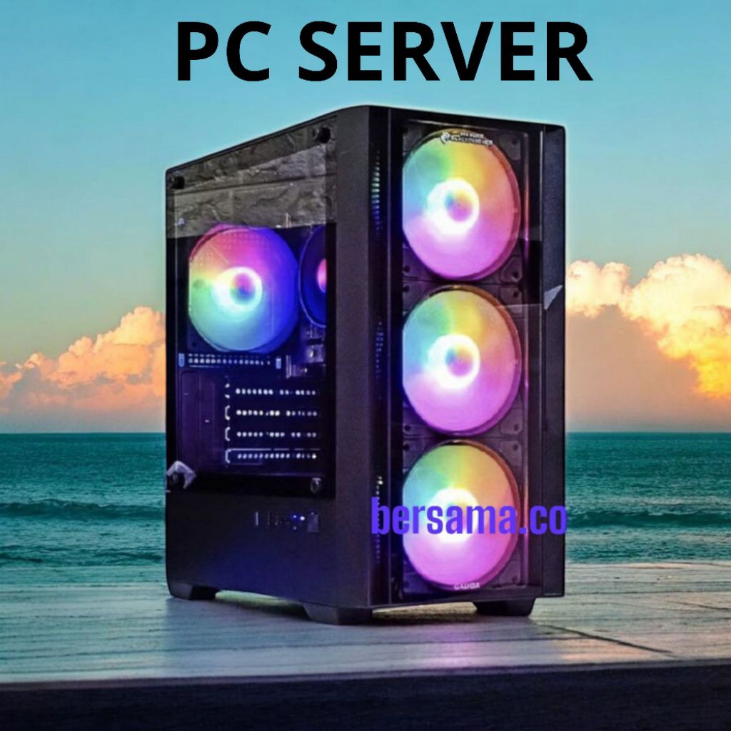 PC SERVER INTEL XEON 8 cpus / Ram 16 Gb / SSD 256GB / Hdd 1 Tera