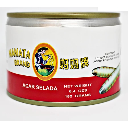 

MAKANAN KALENG MAMATA BRAND PICKLED LETTUCE 182GR