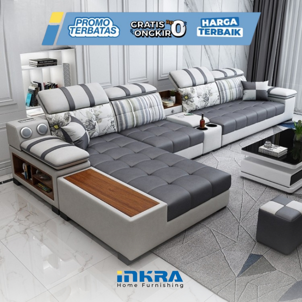 Sofa Minimalis Ruang Tamu Letter L Terbaru
