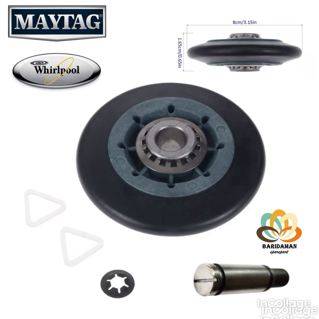 [BARU] roller drum mesin pengering Dryer maytag whirpool Laundry