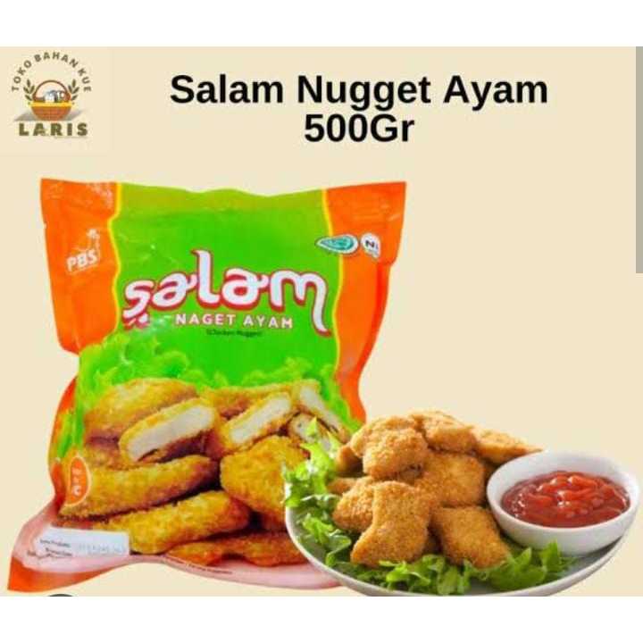 

Jual Naget Ayam Salam 500 gram Nugget Salam