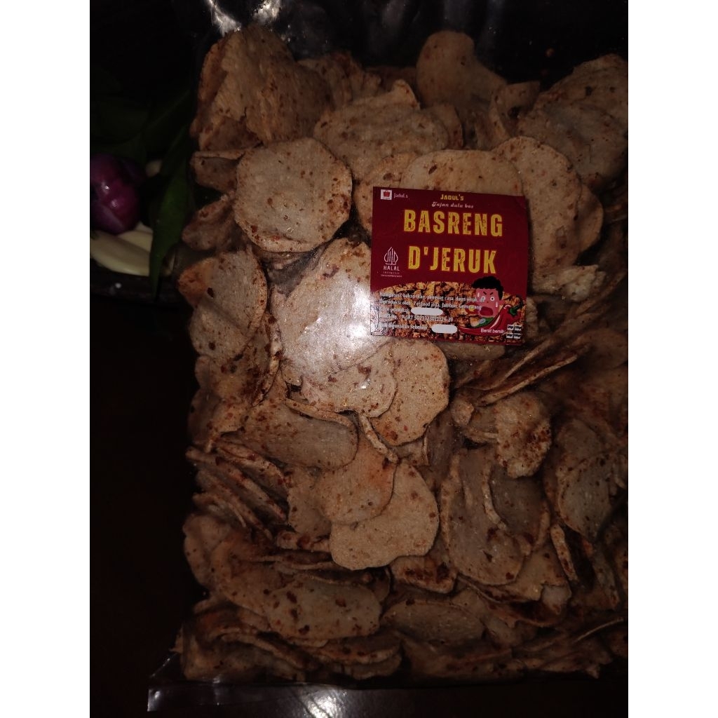 

jadul.s| BASRENG D'JERUK BASRENG KOIN PEDAS DAUN JERUK ORIGINAL 1KG