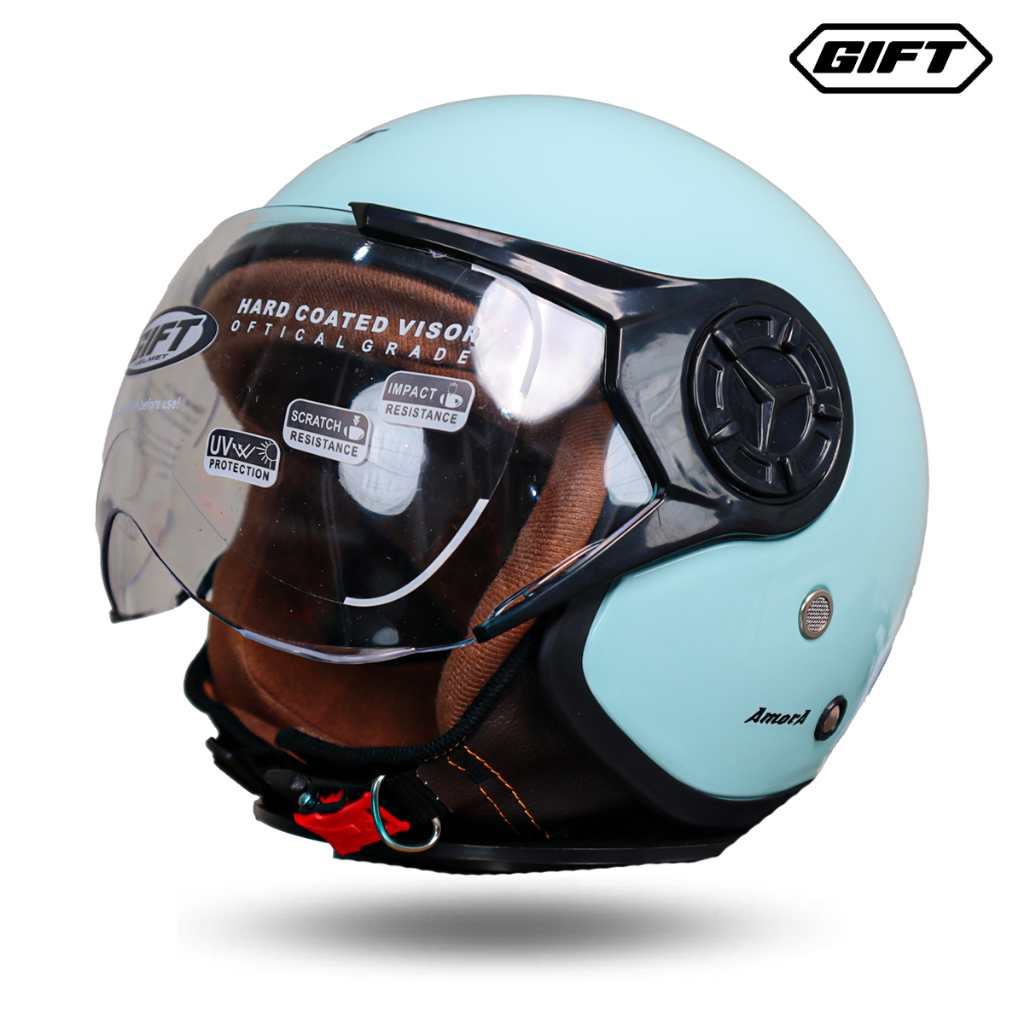 Helm  GIFT AMORA half face wanita hijab  /helm hijab/helm wanita/helm keren/helm dewasa/helm murah