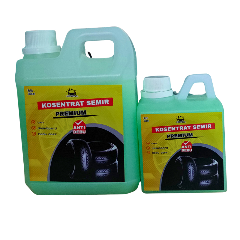 KOSENTRAT SEMIR 1 Liter Semir Ban - Semir Dashboard - Semir trim - Semir Body Doff / semir ban mobil