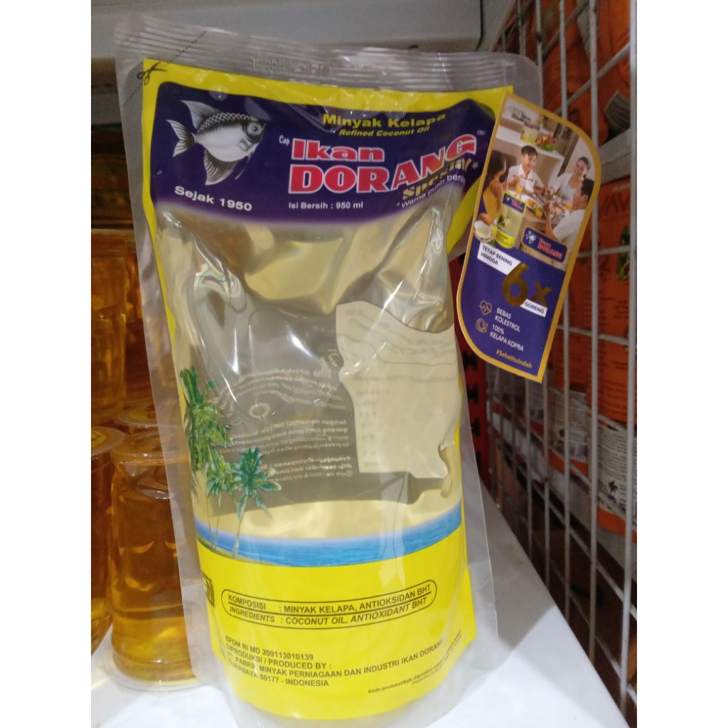 

minyak ikan dorang 950 ml