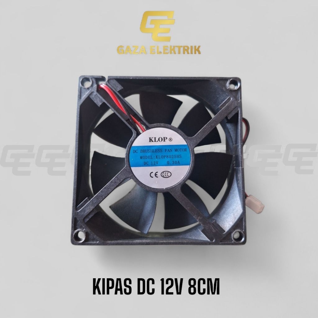 Kipas Dc 12v 8cm