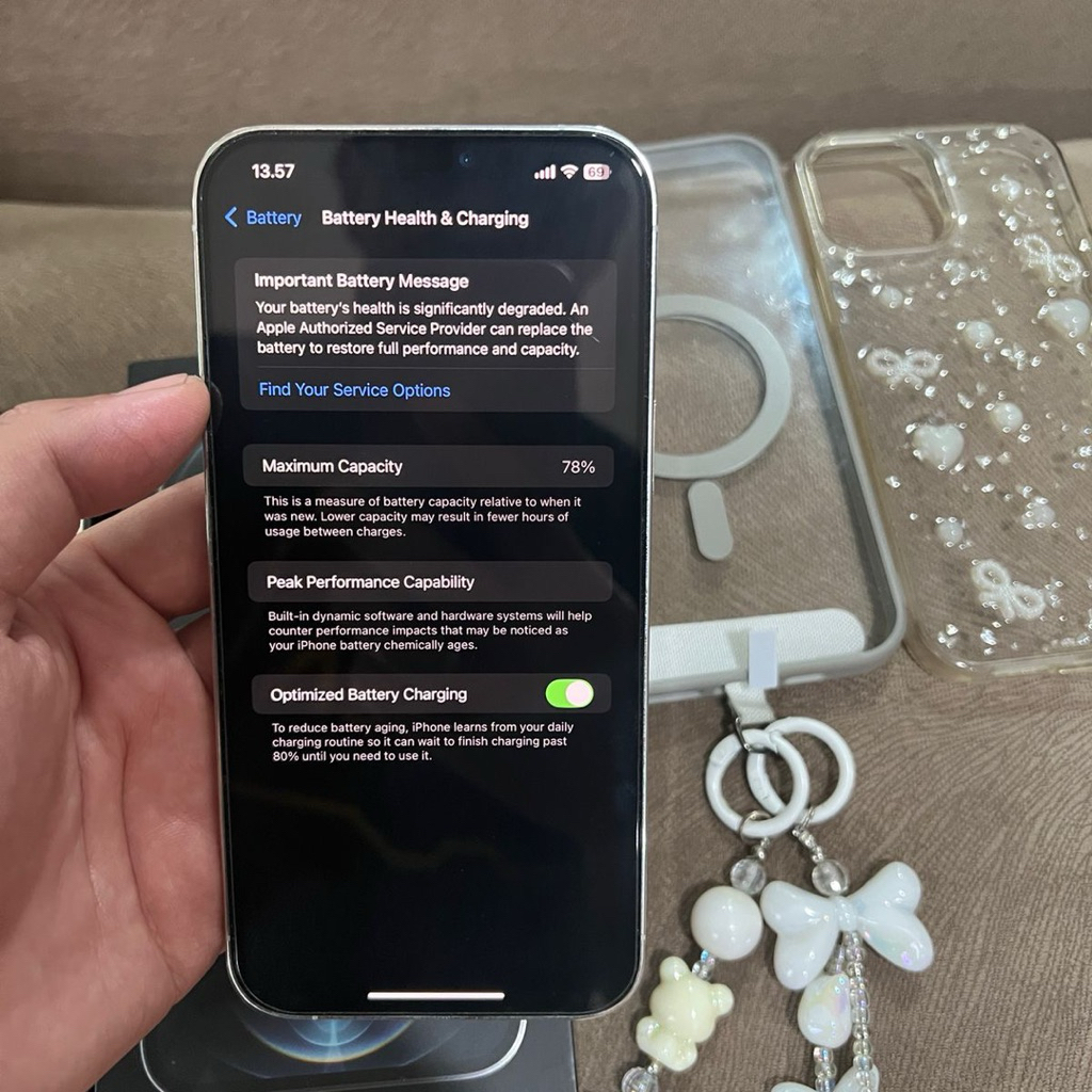 iphone 12 pro max 512gb ex ibox warna putih