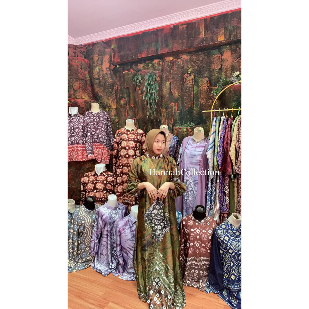 gamis jumputan palembang