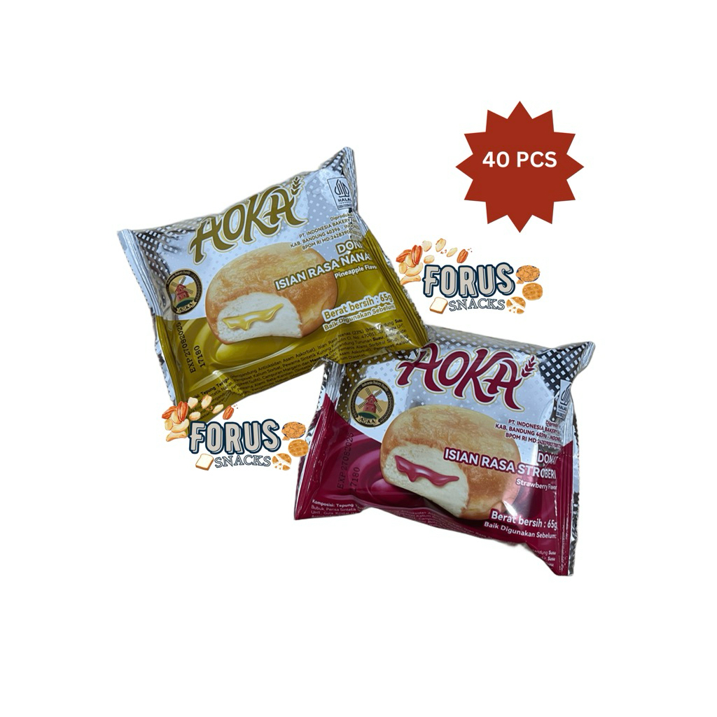 

AOKA ROTI DONAT PER 1 DUS ISI 40 PCS VIRAL // Tersedia Semua Varian Rasa Jaminan TERMURAH