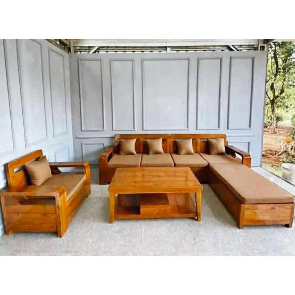 kursi tamu minimalis busa kayu jati, kursi tamu minimalis