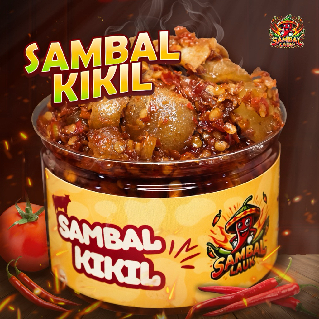 

Sambal Kikil / Sambal Ayam Serundeng / Sambal Ayam Suwir SAMBAL KEMASAN SIAP SAJI SAMBAL JALAPENODES [150 Gram] - Halal SPP-IRT