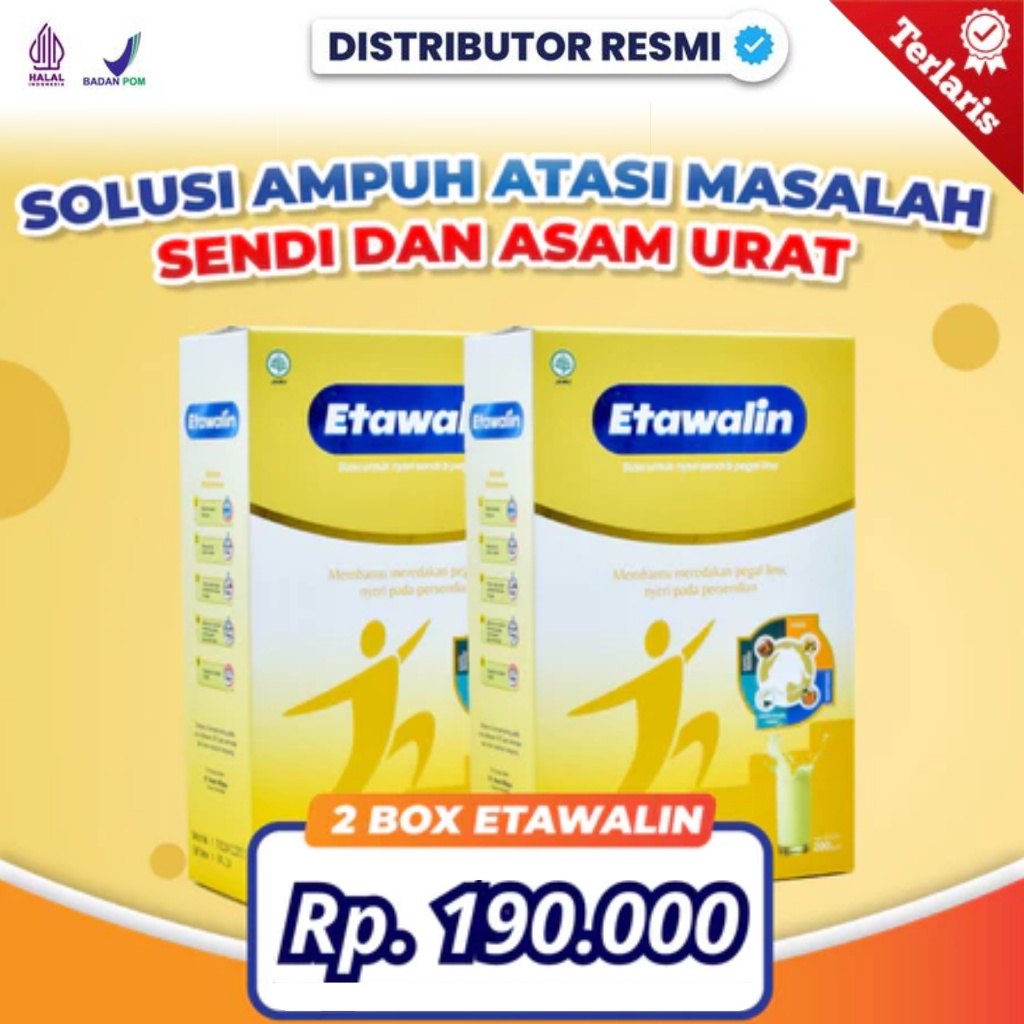 

2 Box Etawalin Susu Kambing Etawa Solusi Asam Urat dan Nyeri Sendi