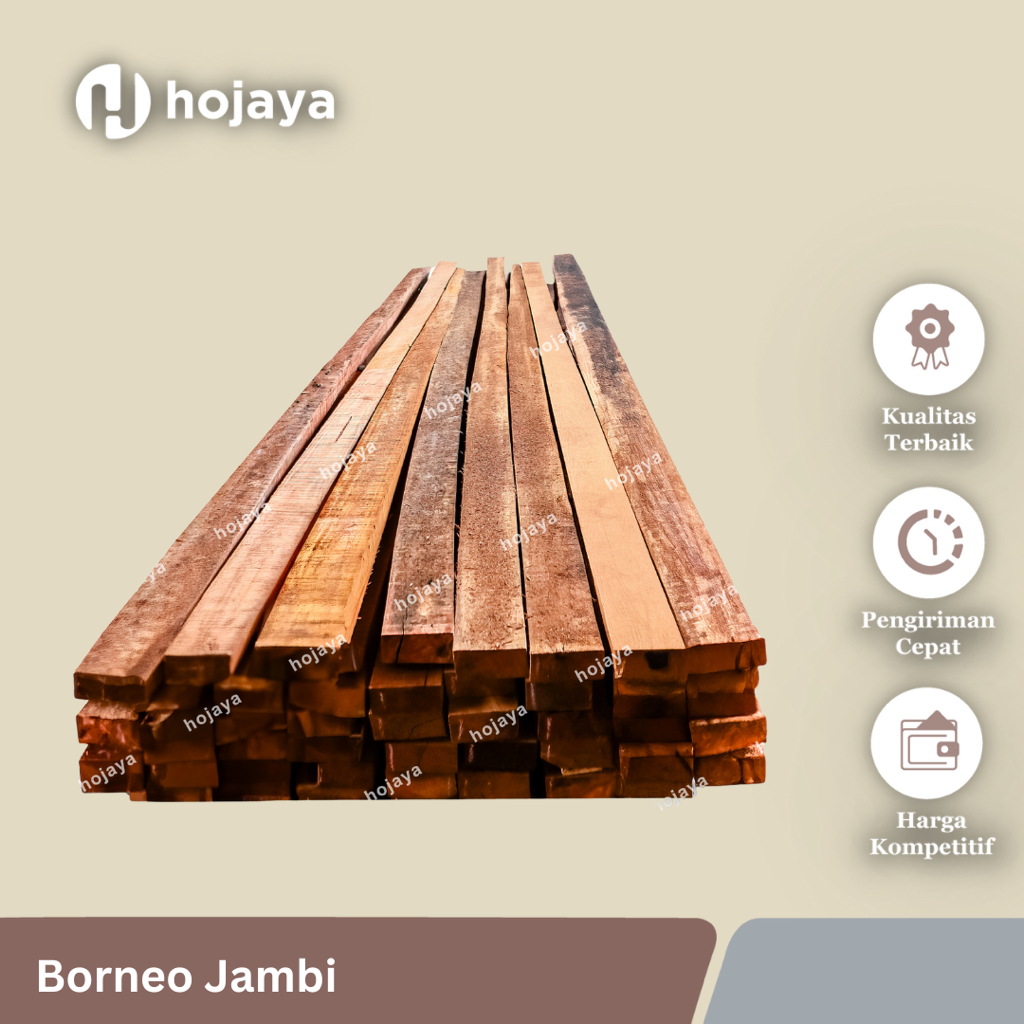 Borneo Jambi | Kayu Meranti Sumatera Cor | Kayu Cor | Kayu Bekisting | Kaso Meranti Sumatera | Balok