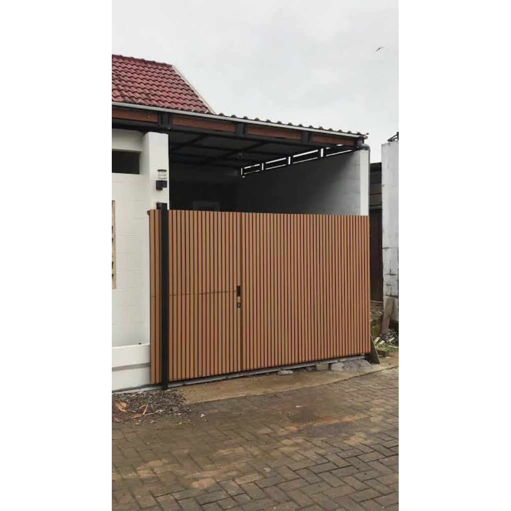 pagar WPC minimalis terbaru