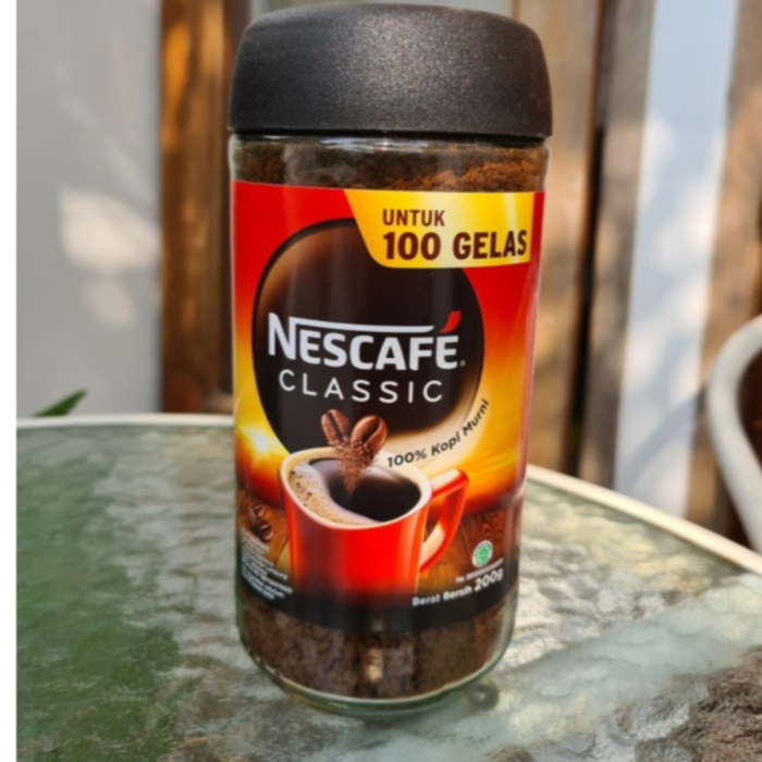 

Nescafe Classic Kopi Bubuk 200gr Jar