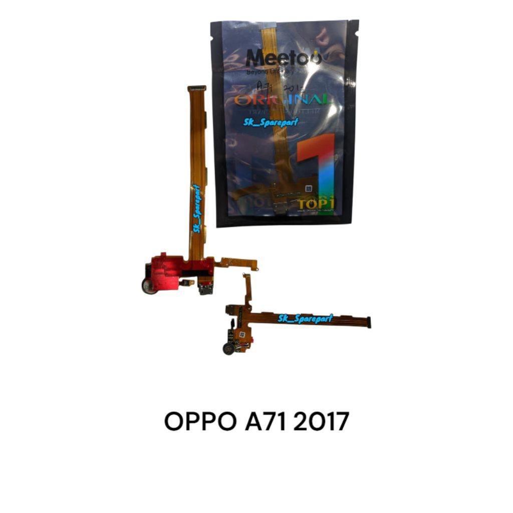 BOARD KONEKTOR PAPAN CAS OPPO A71 2017 PCB CONNECTOR CHARGER PLUG IN MIC ORIGINAL