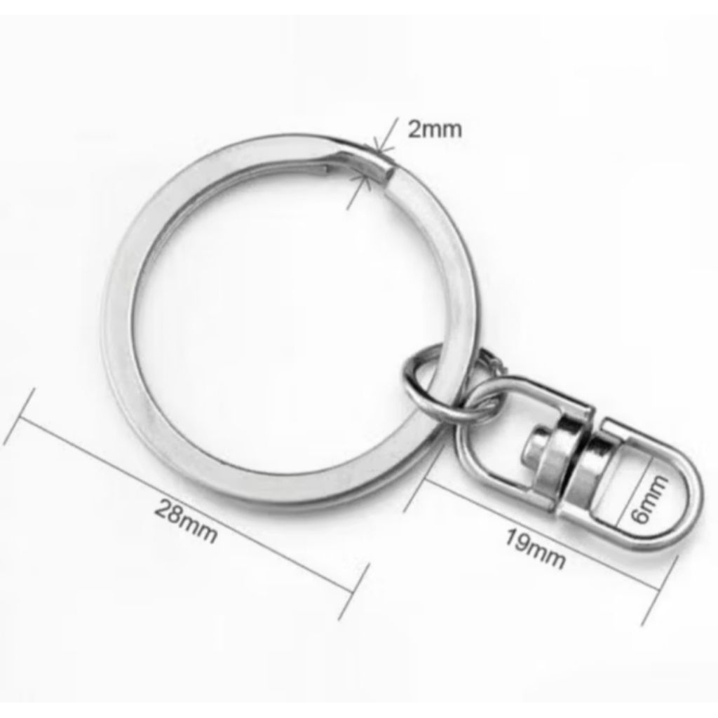 ring gantungan kunci tebal