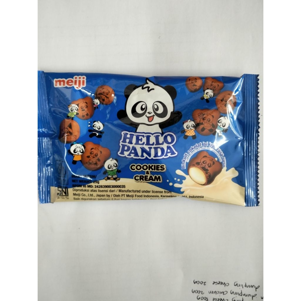 

meiji hello panda cookies cream 20g