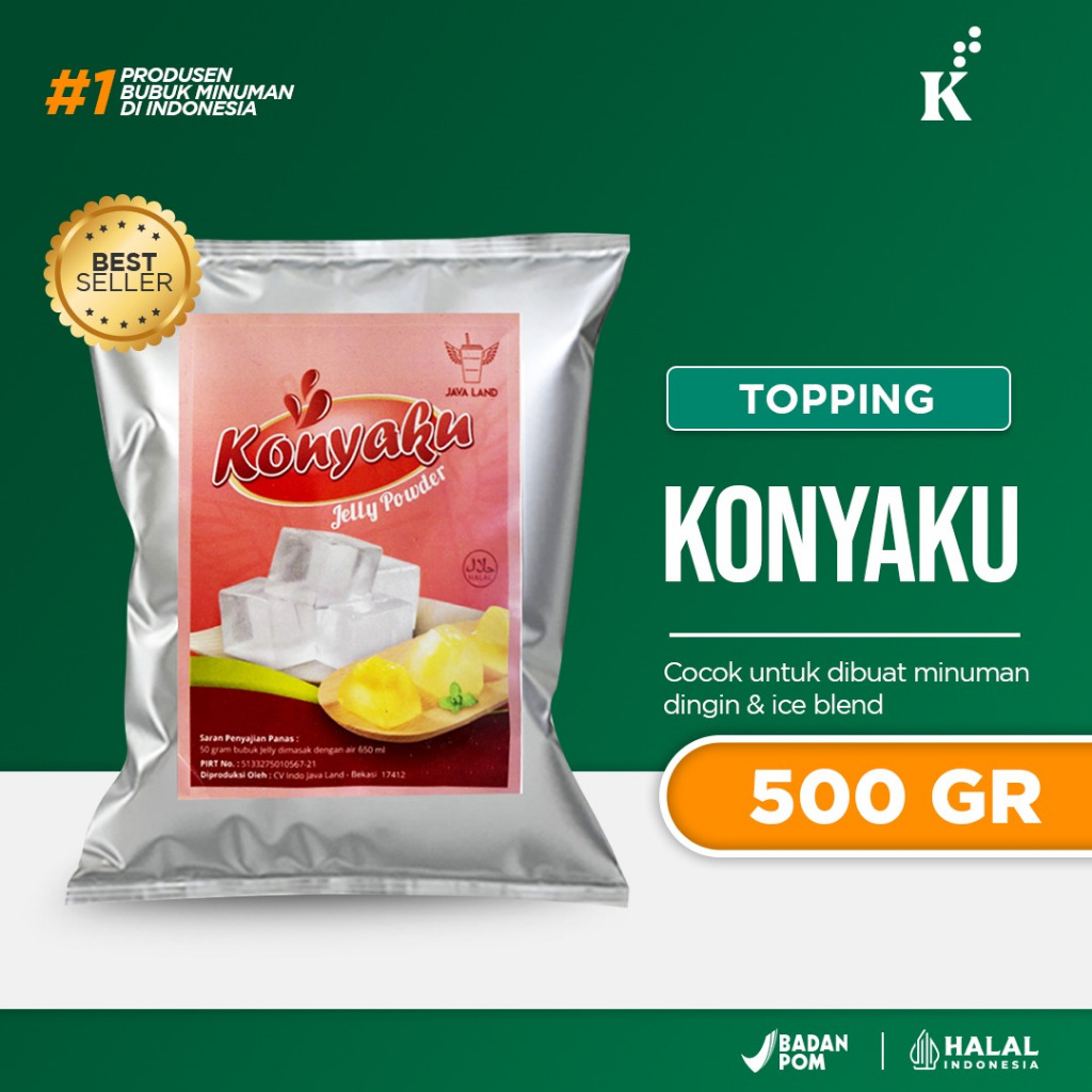 

KONYAKU JELLY 500GR seperti nutrijel bening ekonomis