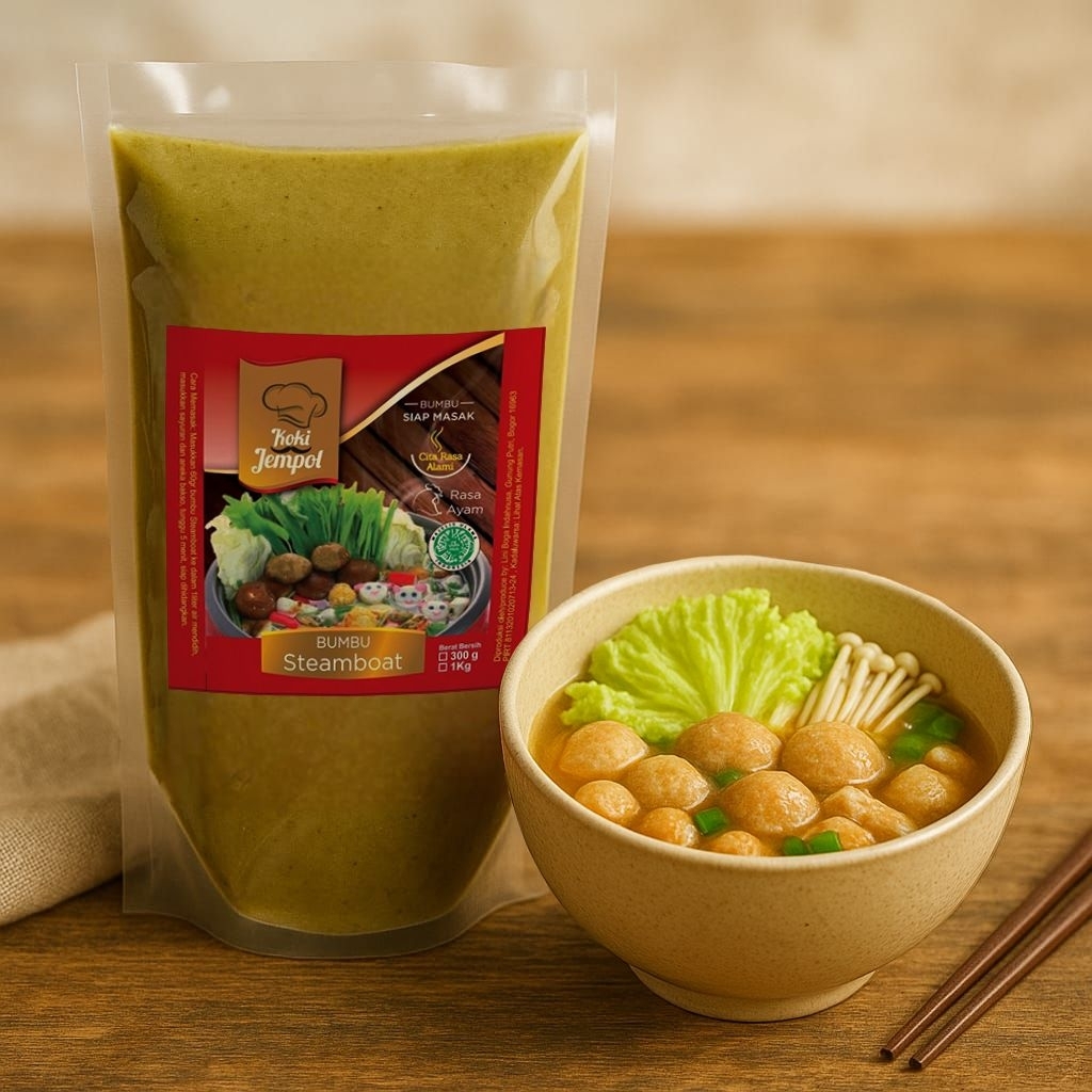 

Bumbu Steamboat 300gr Kemasan Pouch
