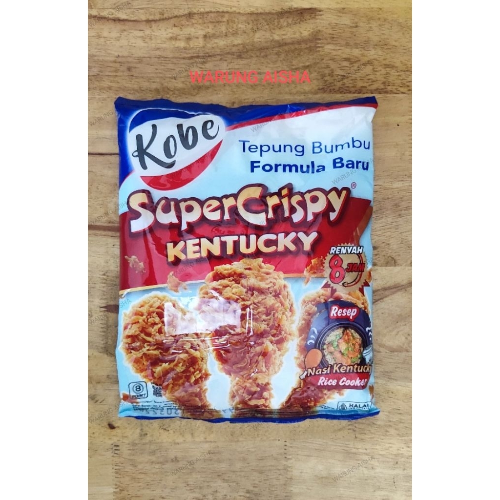 

Tepung Bumbu Kobe Super Crispy Kentucky 200 gr | 850 gr
