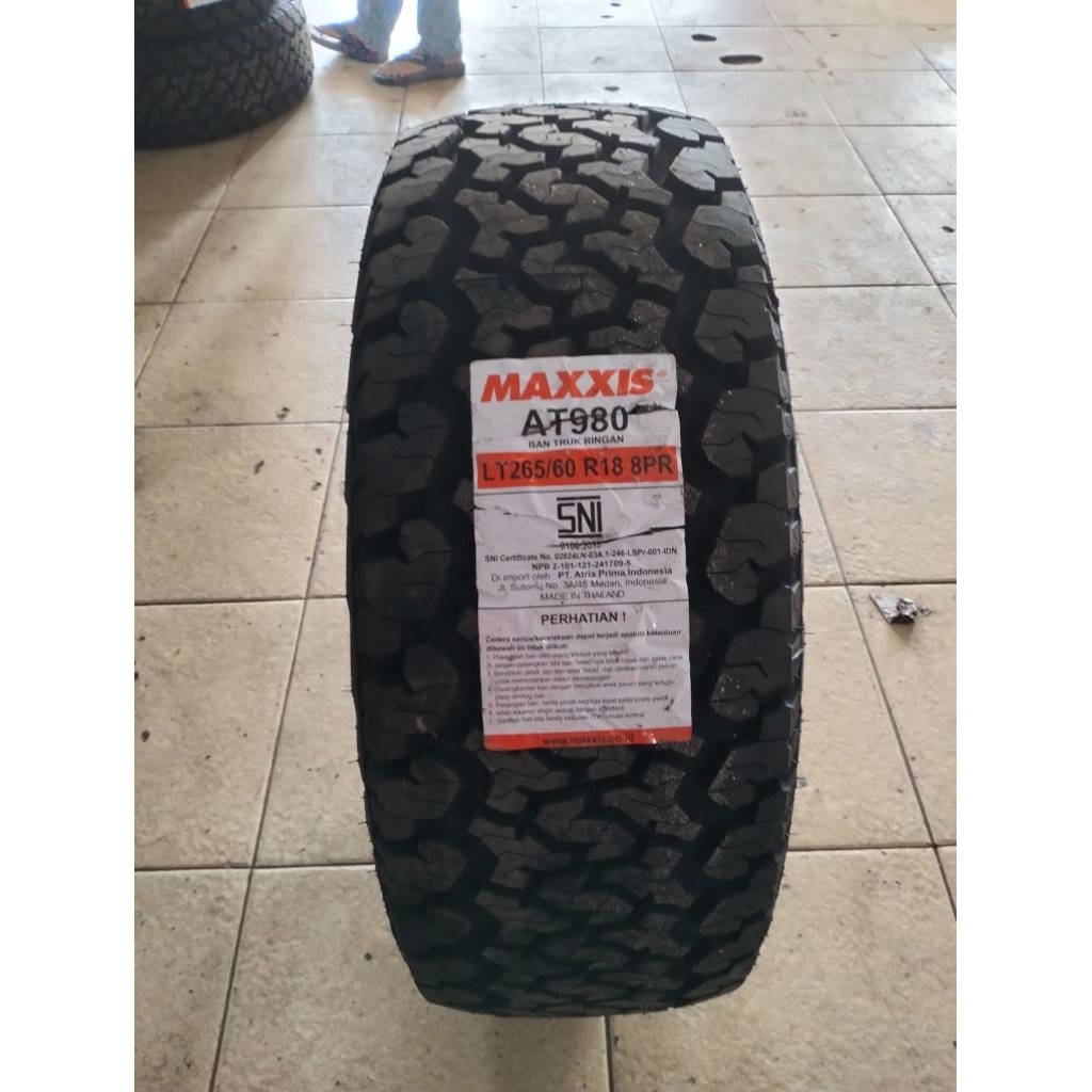 Ban Mobil 265/60 R18 8PR AT980 MAXXIS
