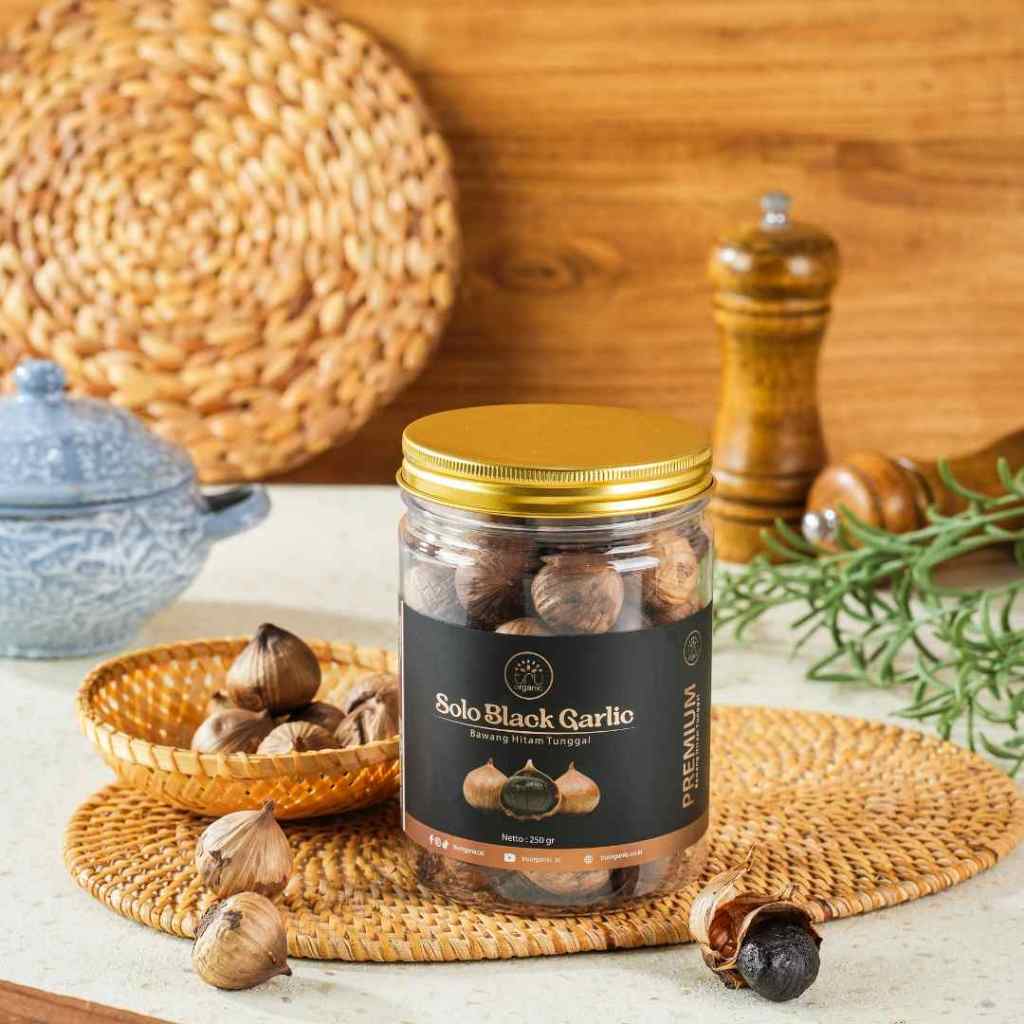 

(JUMBO) TRUorganic Bawang Hitam Tunggal - Black Garlic Solo 250gr