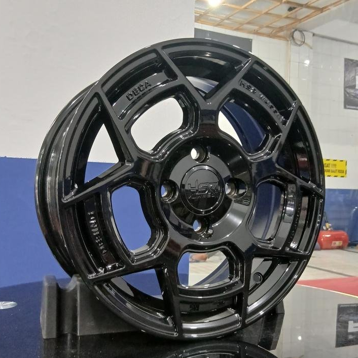 Velg Mobil Murah Ring 14 HSR Desing Deca, Pnp Mobil Datsun, Sigra, Brio, Airev, Karimun