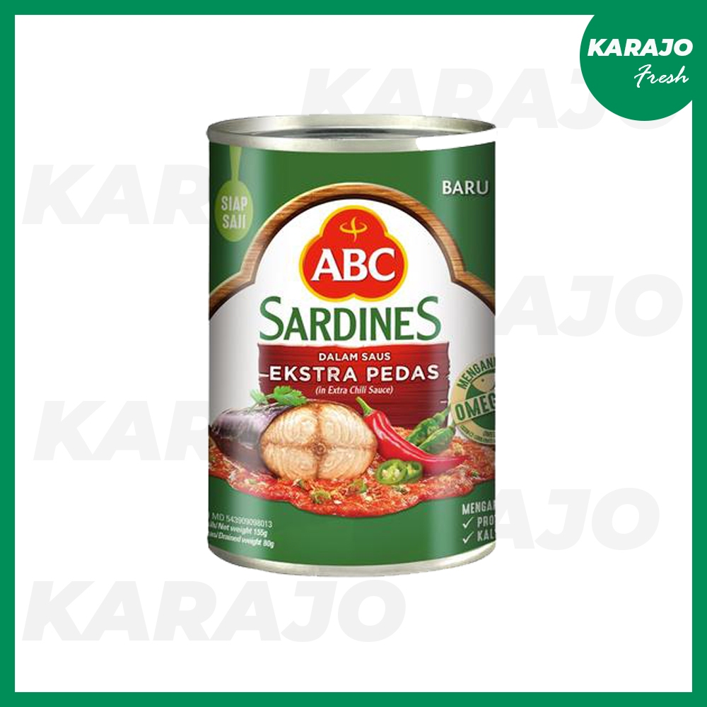 

ABC Sarden Saus Extra Pedas 155 gr