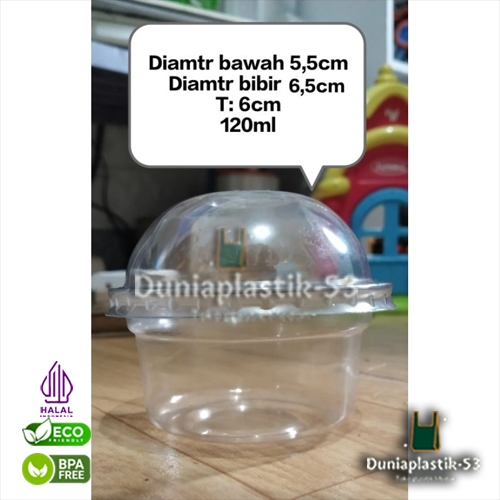 Mika Ice Cream / Mika Mochi / Mika Puding / Mika Jelly + Tutup / Cup ice cream gelato - isi 10 set