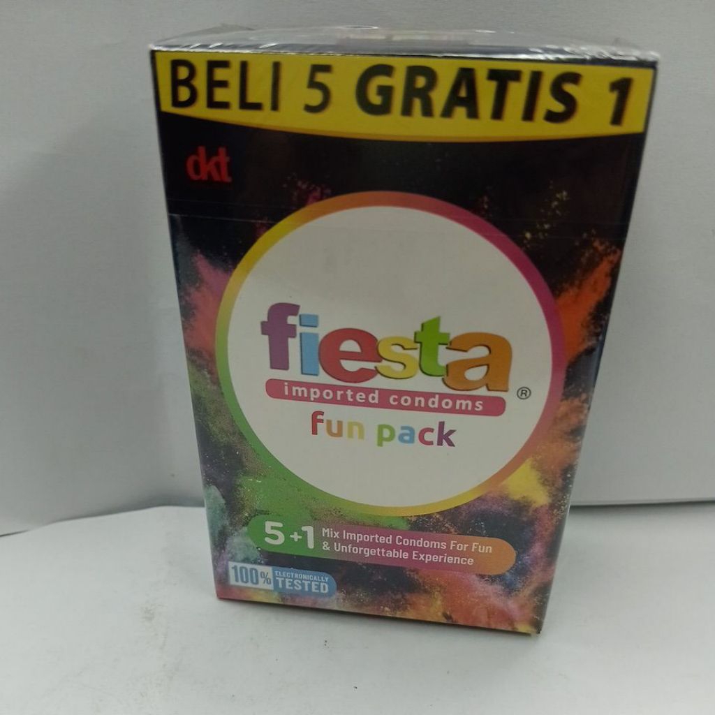 Fiesta Fun Pack (imported condoms) 5 + 1.