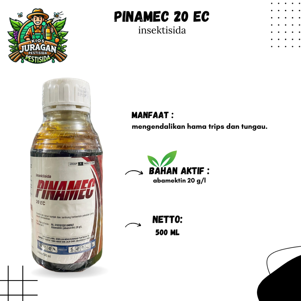 PINAMEC 20EC 500ML INSEKTISIDA ABAMEKTIN