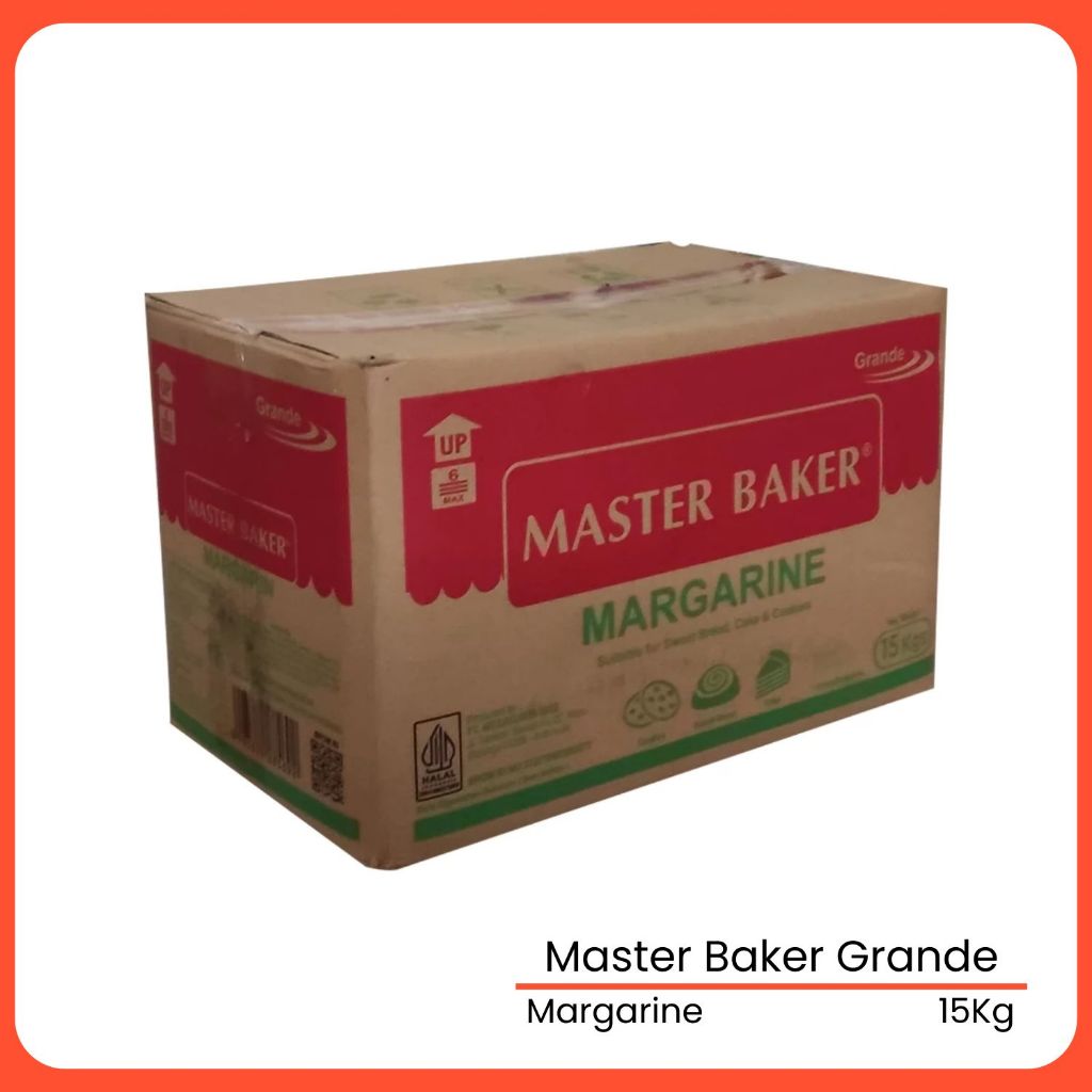 

Master Baker Grande Margarine 15 Kg Kardus Box Karton Dus Margarin Mentega