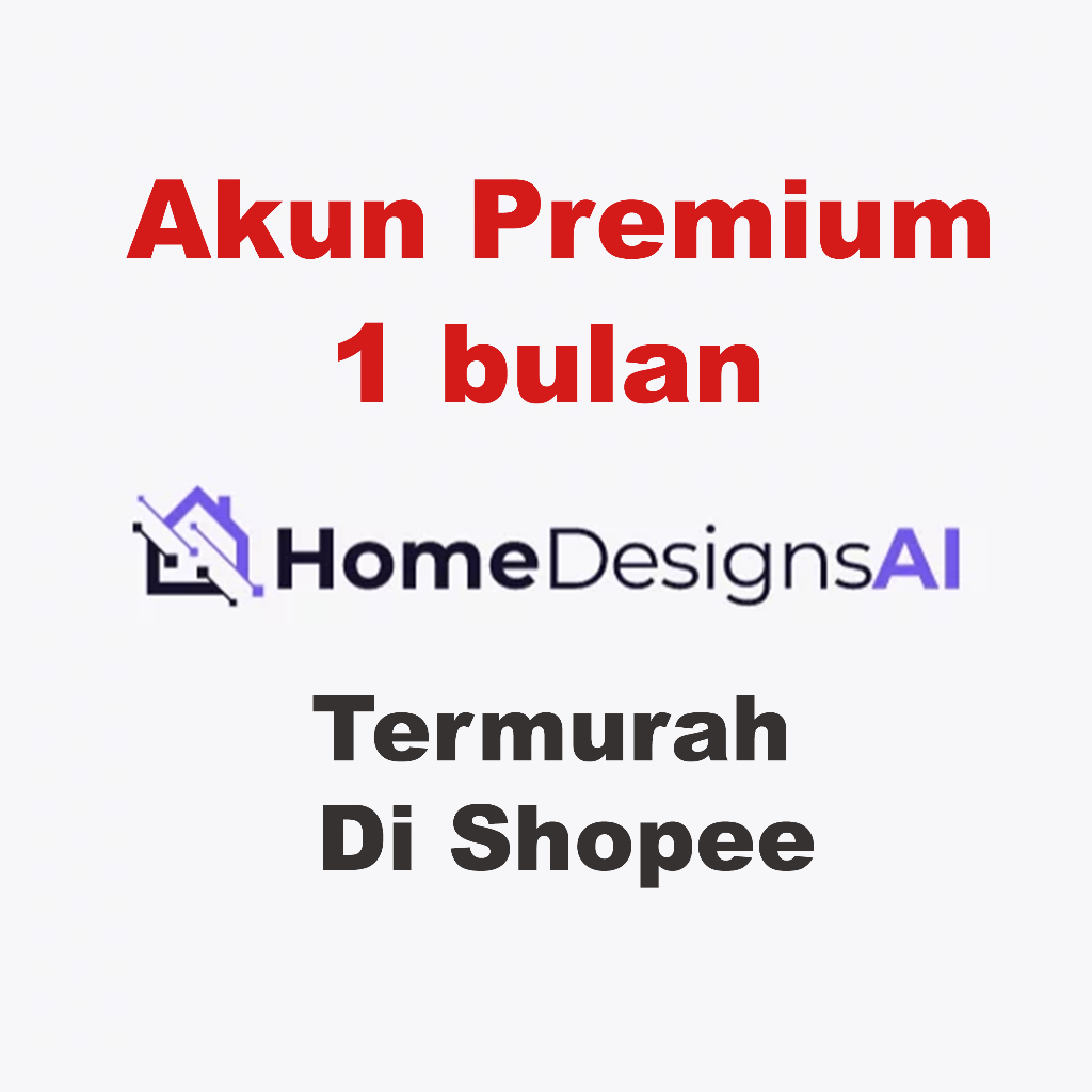 akun home design ai sharing termurah di shopee