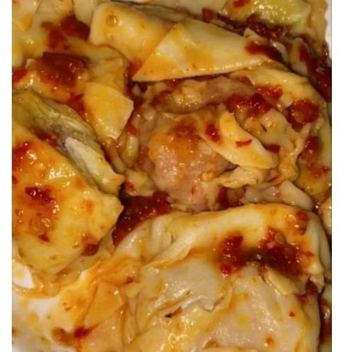 

Wonton pangsit pedas