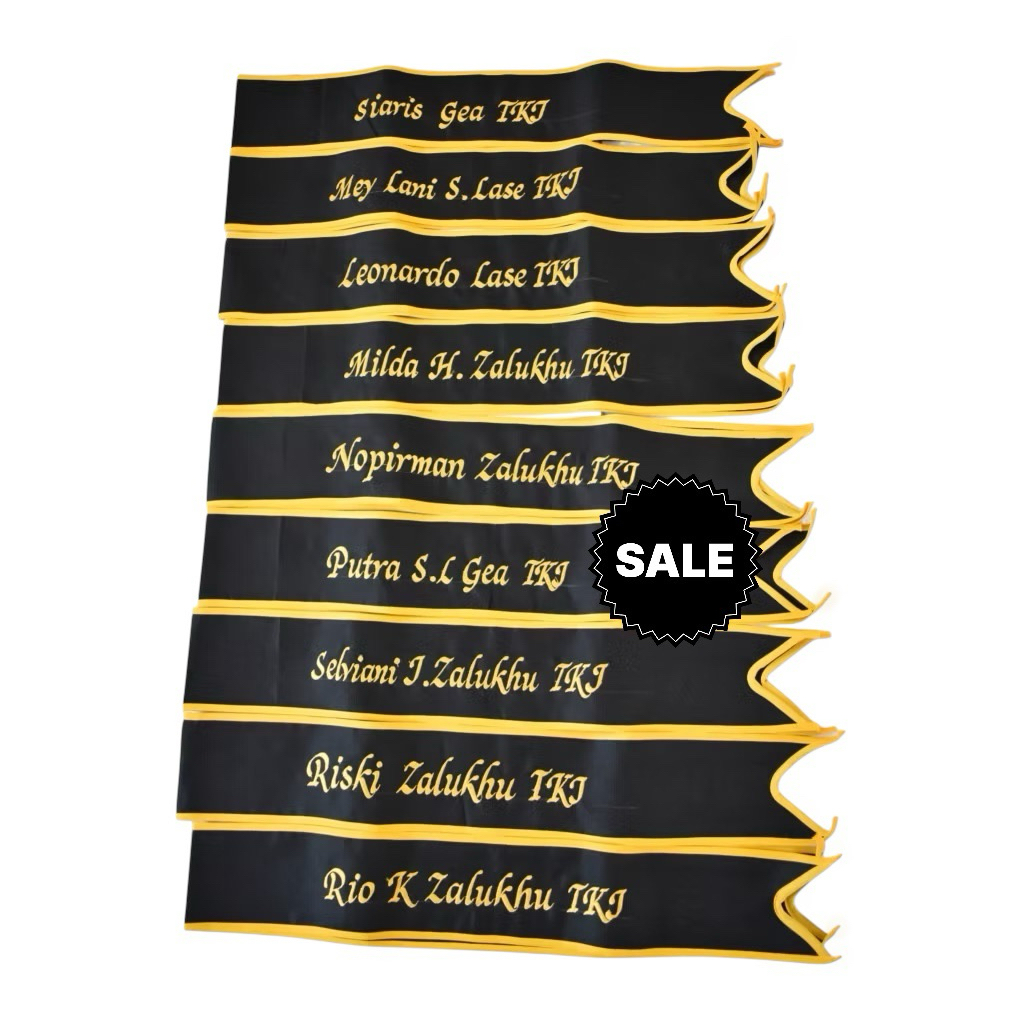 slempang wisuda anak tk / sd / paud bisa pake nama