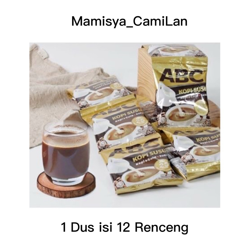 

KOPI ABC SUSU 1 DUS ISI 12 RENCENG (120 SACHET)
