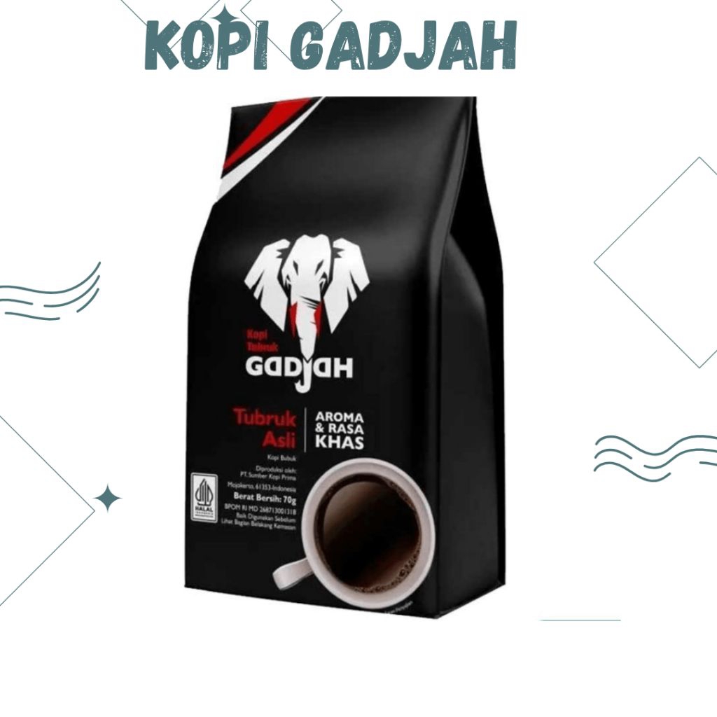 

Kopi Tubruk Gadjah 138 Gram