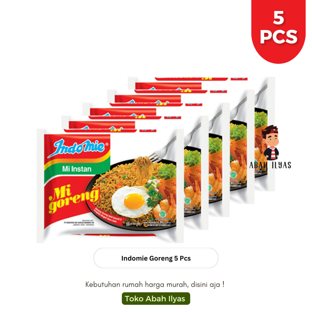 

Indomie Paket Bundling Isi 5 Pcs Indomie Goreng Soto Mie Kari Ayam