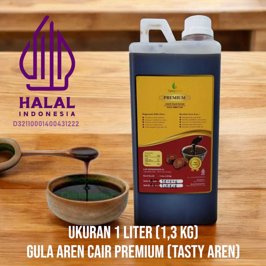

Arenga Palm Sugar / Gula Aren Cair Premium Ukuran 1 Liter